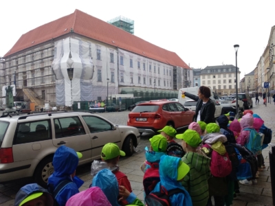 Žabičky v centru města Olomouce