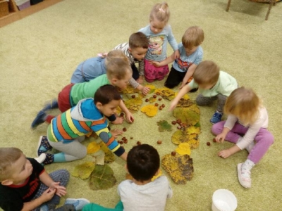 Barušky a jejich podzimní mandala