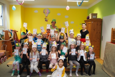 Masopustní karneval ve třídě Žabiček